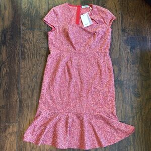 NWT XXL GRACE KARIN Womens Elegant Cap Sleeve Fishtail Midi Tweed Dress (F12)